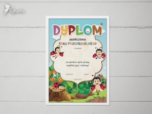Dyplom ukończenia roku: Biedronki