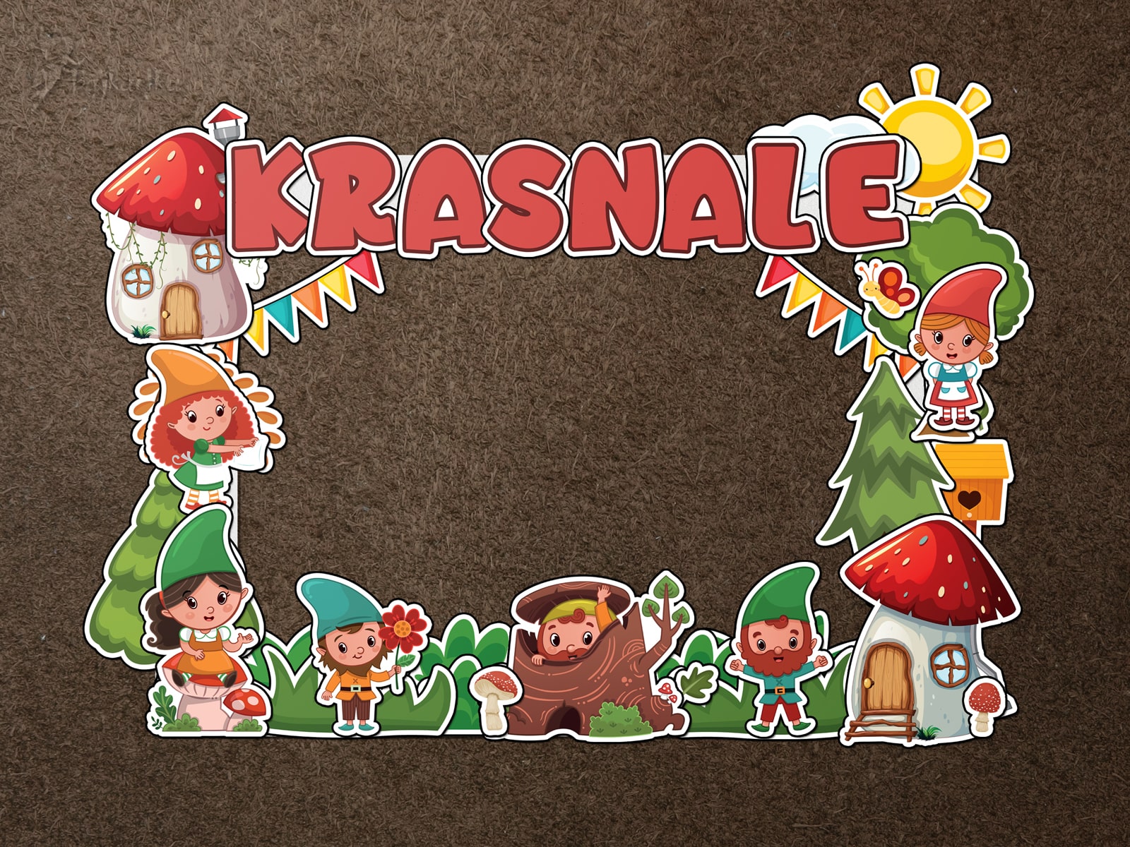 Fotoramka Krasnale Bajkartka