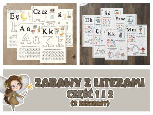 Zestaw: Zabawy z literami - część 1 i 2