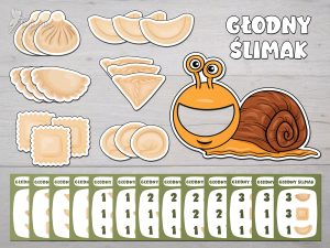Matematyczna zabawa: Głodny Ślimak