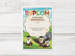 Dyplom ukończenia przedszkola: Orły
