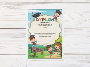 Dyplom ukończenia przedszkola: Dzieci