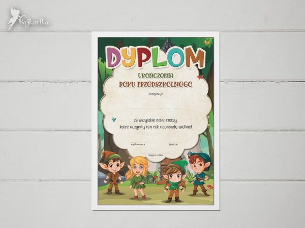 Dyplom ukończenia roku: Skrzaty
