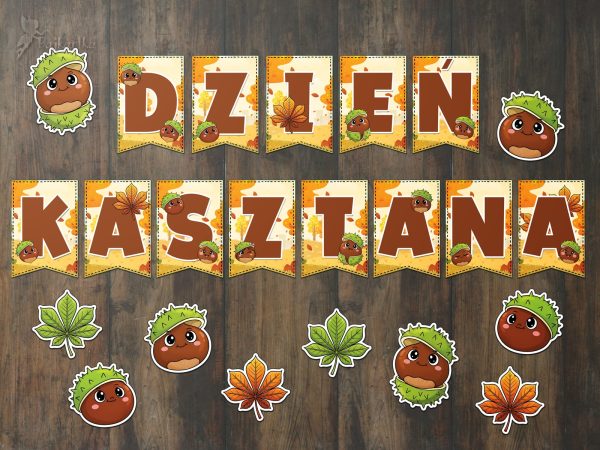 Dekoracja: Dzień Kasztana