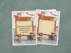 Kartka dla solenizanta: Superbohaterowie