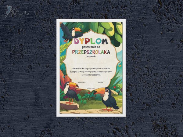 Dyplom pasowania: Tukany