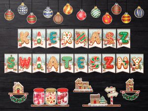 Dekoracja: Kiermasz świąteczny
