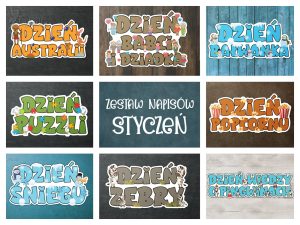 Zestaw napisów - styczeń