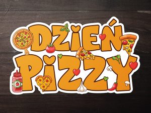 Napis: Dzień Pizzy