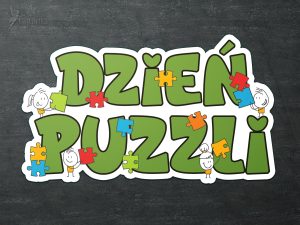 Napis: Dzień Puzzli