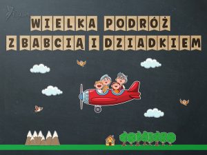 Dekoracja: Wielka podróż z babcią i dziadkiem