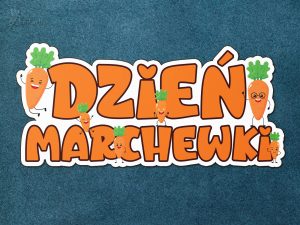 Napis: Dzień Marchewki