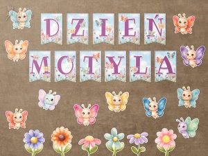 Dekoracja: Dzień Motyla
